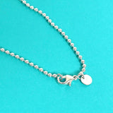 ティファニー リターントゥハート ボールチェーンネックレス シルバー925 新品磨き済 - NEWSED