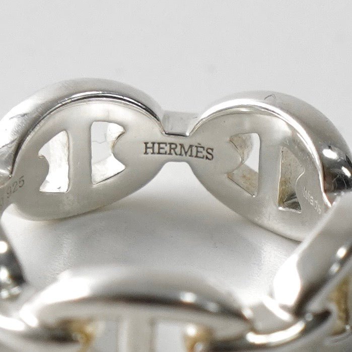 エルメス アンシェネ シェーヌダンクル シルバー925 指輪 リング 9.5号 - NEWSED