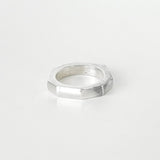 グッチ トリプルヘキサゴン シルバー925 指輪 リング 9.5号 - NEWSED