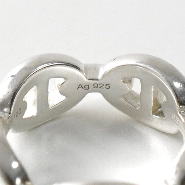 エルメス アンシェネ シェーヌダンクル シルバー925 指輪 リング 9.5号 - NEWSED