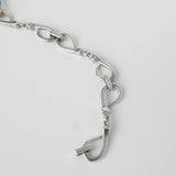 グッチ シルバー925 チェーン ブレスレット - NEWSED