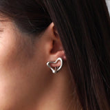 ティファニー オープンハート シルバー925 イヤリング - NEWSED