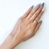 Tiffany Love Knot Silver 925 K18 Combination Ring Size 12