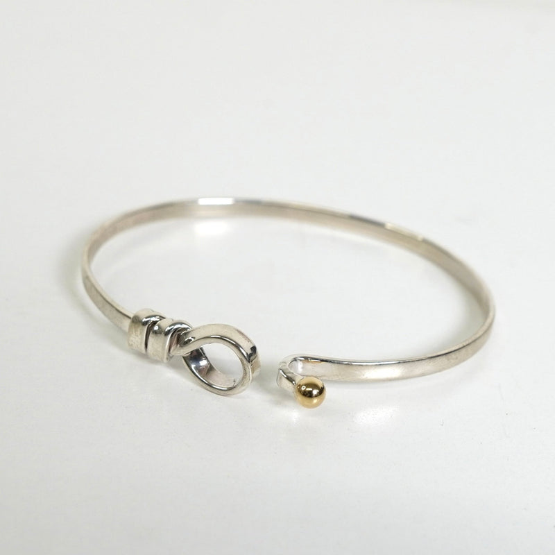 ティファニー フック&アイ バングル シルバー925 K18 新品仕上げ - NEWSED