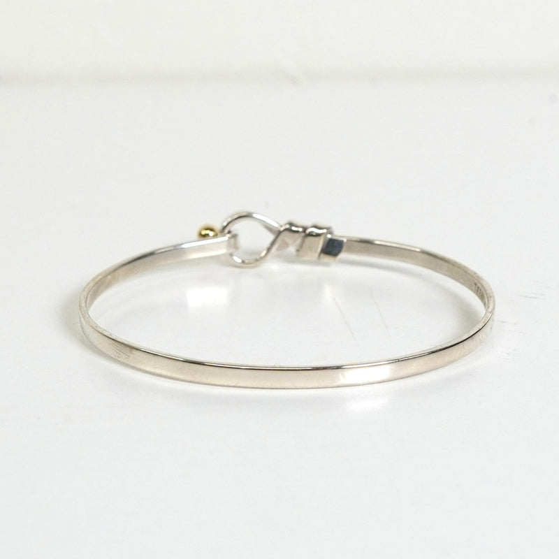 ティファニー フック&アイ バングル シルバー925 K18 新品仕上げ - NEWSED