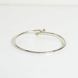 ティファニー フック&アイ バングル シルバー925 K18 新品仕上げ - NEWSED