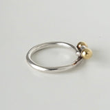 ティファニー ラブノット シルバー925 × K18 指輪 リング 7号 - NEWSED