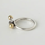 ティファニー ラブノット シルバー925 × K18 指輪 リング 7号 - NEWSED