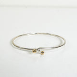 ティファニー フック&アイ バングル シルバー925 K18 新品仕上げ - NEWSED