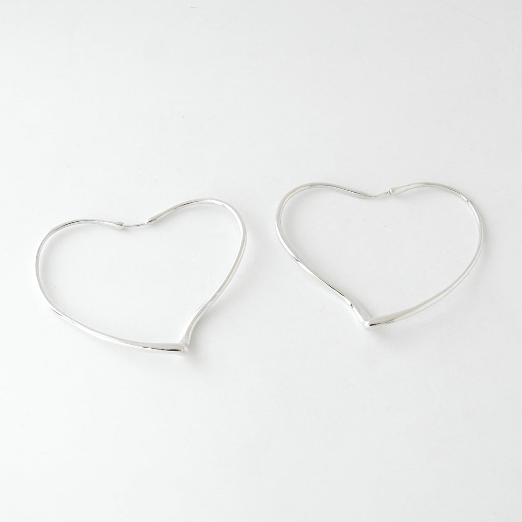 TIFFANYティファニー オープンハートフープピアス&シルバーポリッシュ