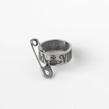 ヴィヴィアン ウエストウッド オーブ ピン ラインストーン シルバー925 指輪 リング Mサイズ 13.5号 - NEWSED