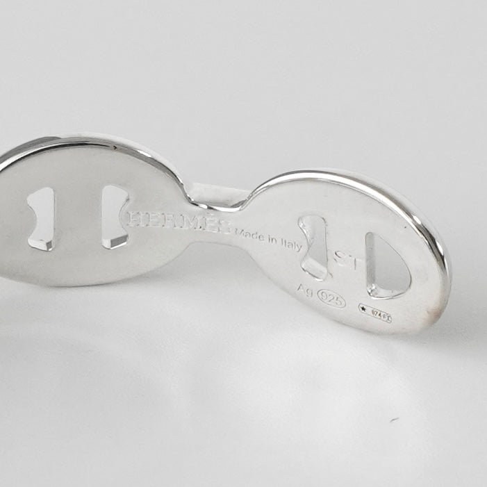 エルメス シェーヌダンクル アンシェネ シルバー925 バングル ST 箱付き - NEWSED