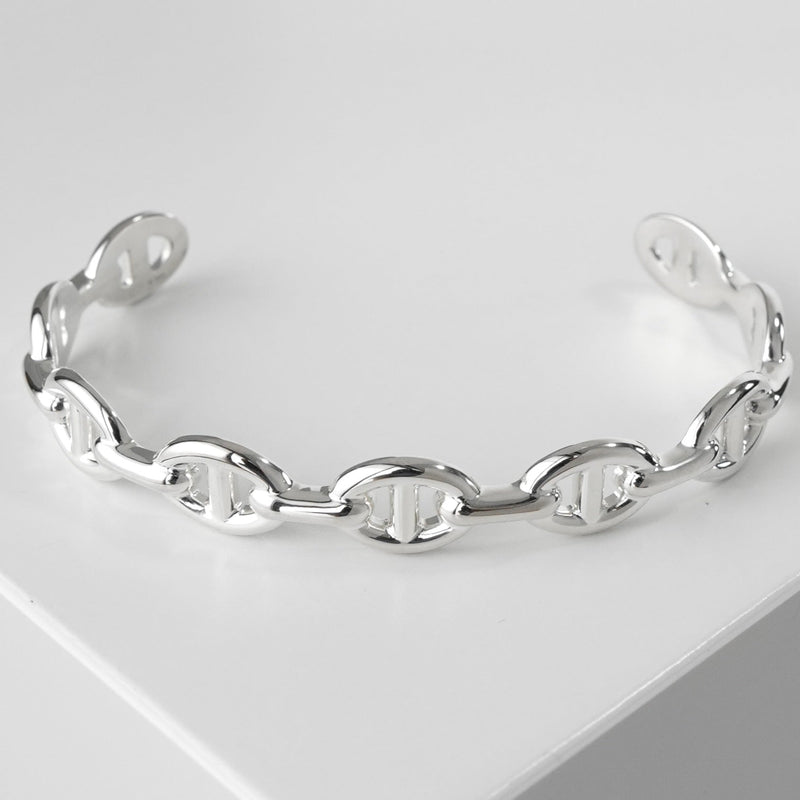 エルメス シェーヌダンクル アンシェネ シルバー925 バングル ST 箱付き - NEWSED