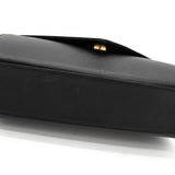 イヴ サンローラン YSLロゴ レザー ショルダーバッグ ブラック