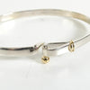 ティファニー フックアンドアイ バングル 925/750 新品磨き済
