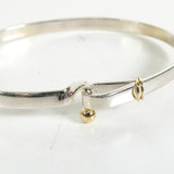 ティファニー フックアンドアイ バングル 925/750 新品磨き済