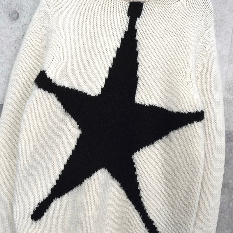 アクネ ストゥディオズ スター ニット アイボリー