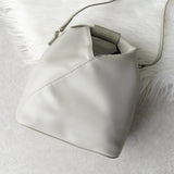 エムエムシックス メゾン マルジェラ レザー ジャパニーズバッグ クロスボディ ショルダーバッグ グレー