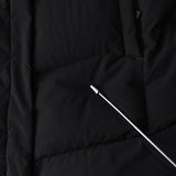 ザ ノースフェイス ドライベント ロゴ ロング丈 ダウンジャケット ダウンコート ブラック