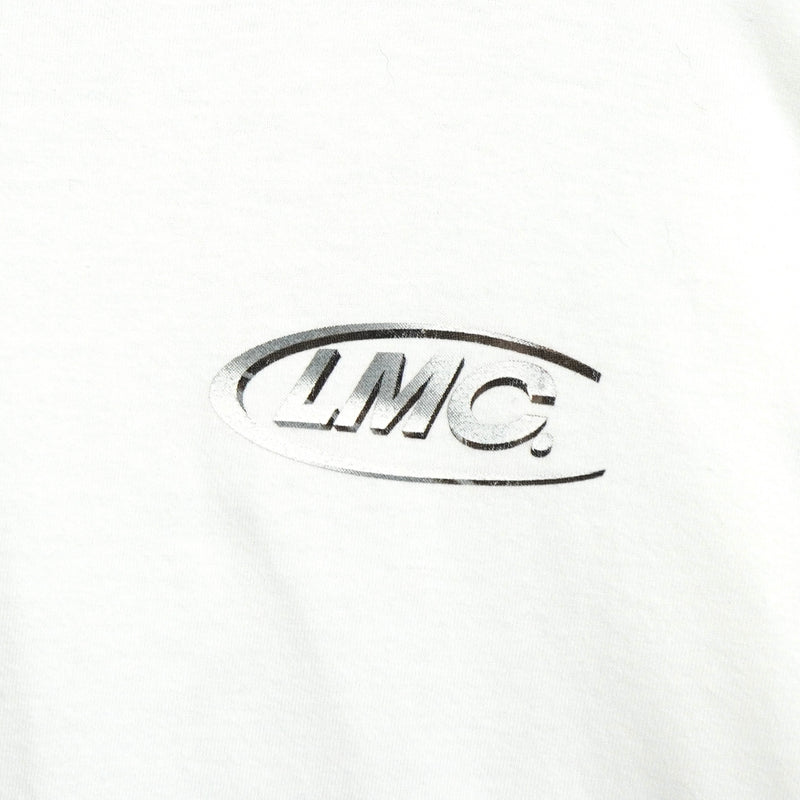 LMC 徽标印花白色长袖 T 恤
