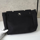 エルメス エールバッグPM トワルアッシュ 2way ハンドバッグ ショルダー ベージュ / ブラック □H刻