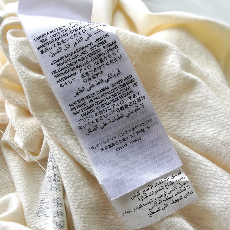 Gucci 象牙色经典徽标 T 恤