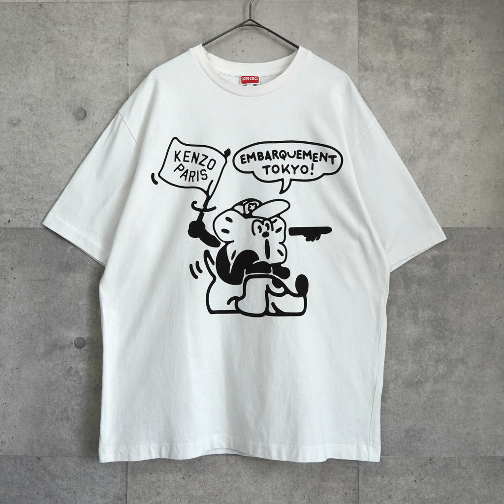 ケンゾー BOKE BOY  Tシャツ ホワイト
