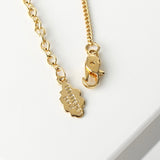 クレージュ ヴィンテージ ロゴ ネックレス GP ゴールド