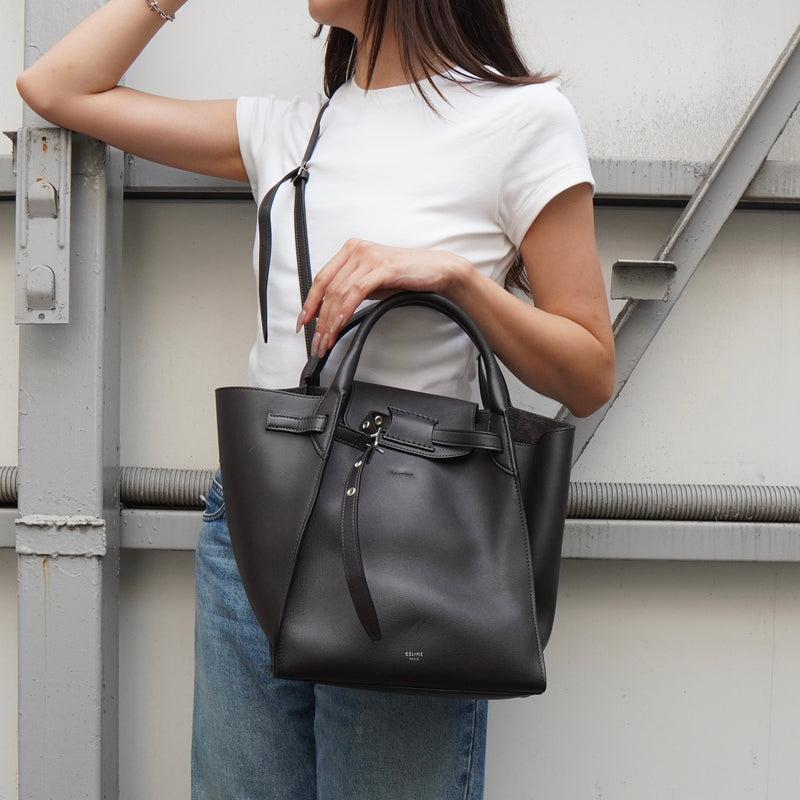 セリーヌ ビッグバッグ スモール レザー 2way ハンドバッグ ショルダー
