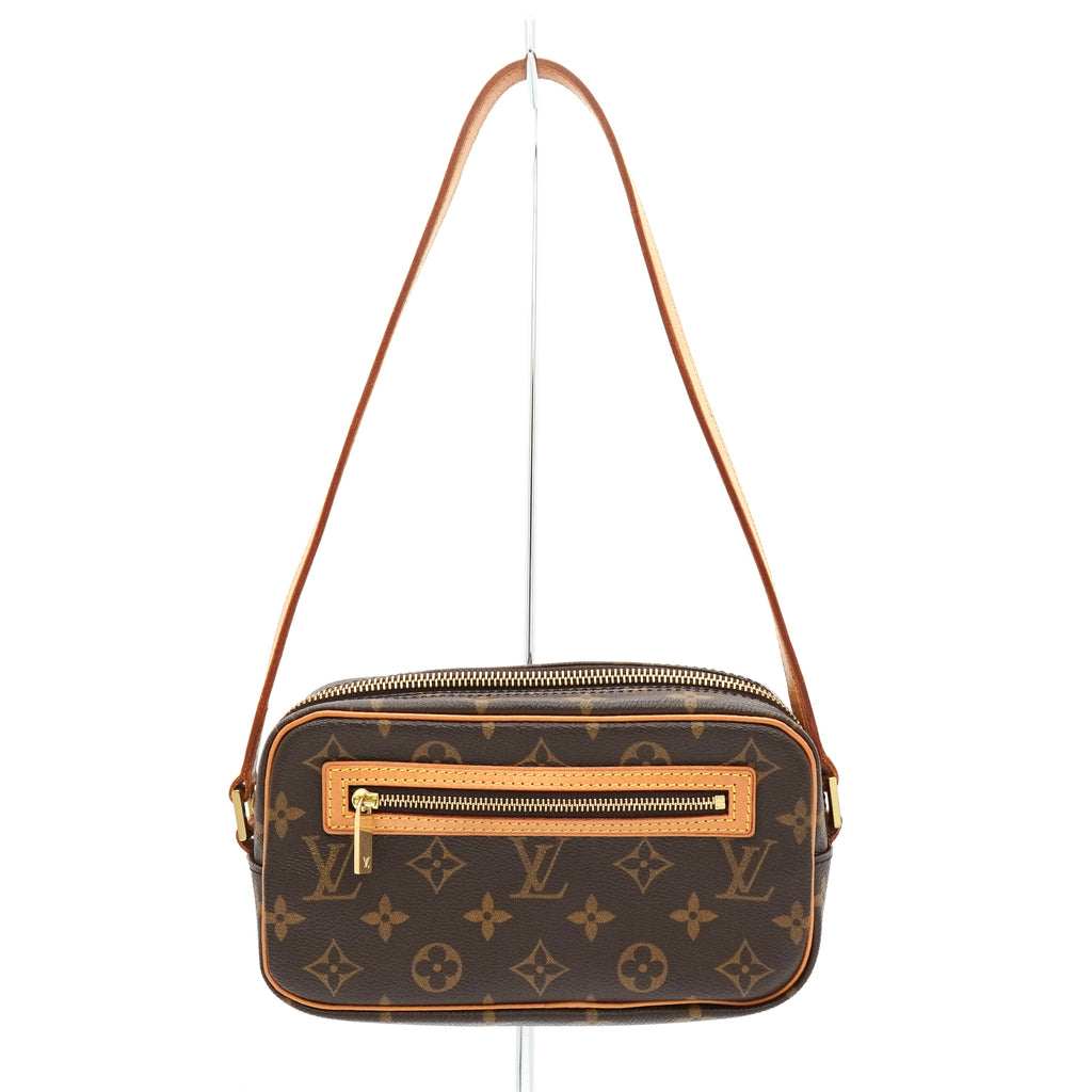 ルイ ヴィトン モノグラム ポシェット シテ ワンショルダーバッグ ハンドバッグ ブラウン M51183