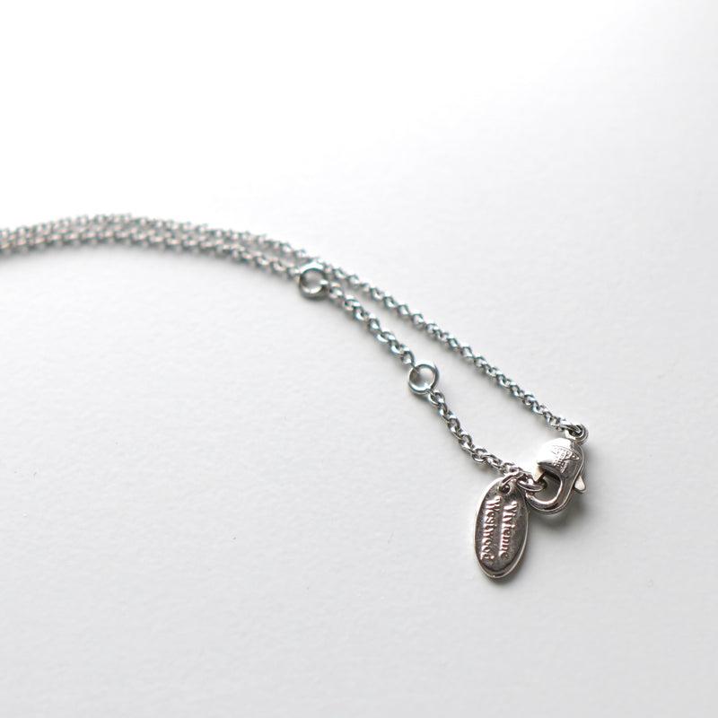 Heart Orb Silver Necklace