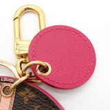 ルイ ヴィトン モノグラム ポルトクレ イリュストレ トランク キーチャーム ブラウン M62572