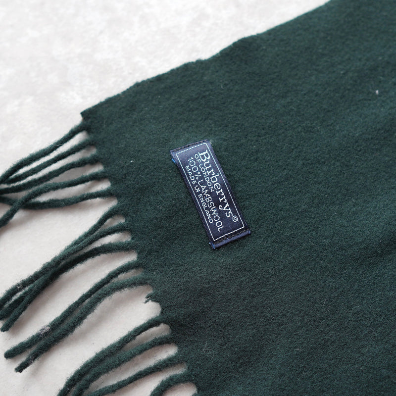 80's〜90's｜Emblem Logo Embroidery Muffler｜Made in England