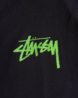 ステューシー 蛍光ロゴ Tシャツ ブラック M メンズ
