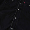 リーバイス SHERPA LINED TRUCKER JACKET コーデュロイ襟 ボアジャケット ブラック メンズ