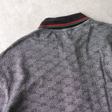 GG Pattern Shelly Line Polo Shirt