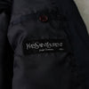 イヴサンローラン ヴィンテージ YSLロゴ ダウンジャケット ネイビー メンズ