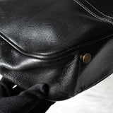 ロエベ アナグラム レザー ビジネスバッグ ハンドバッグ ブラック メンズ