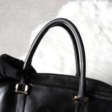 ロエベ アナグラム レザー ビジネスバッグ ハンドバッグ ブラック メンズ