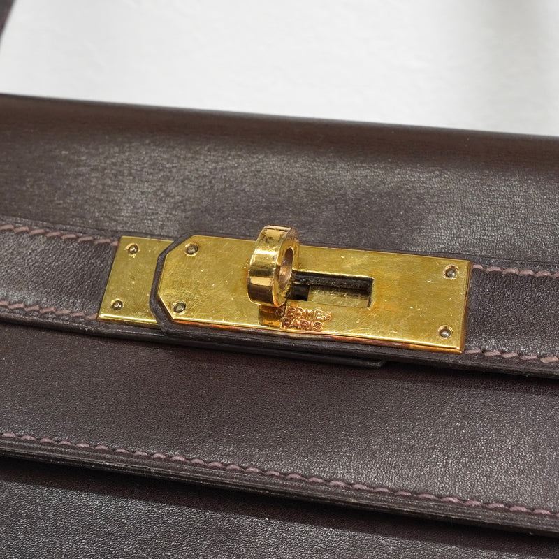 エルメス ケリー28 1964年製 ゴールド金具 ハンドバッグ T刻 ブランド