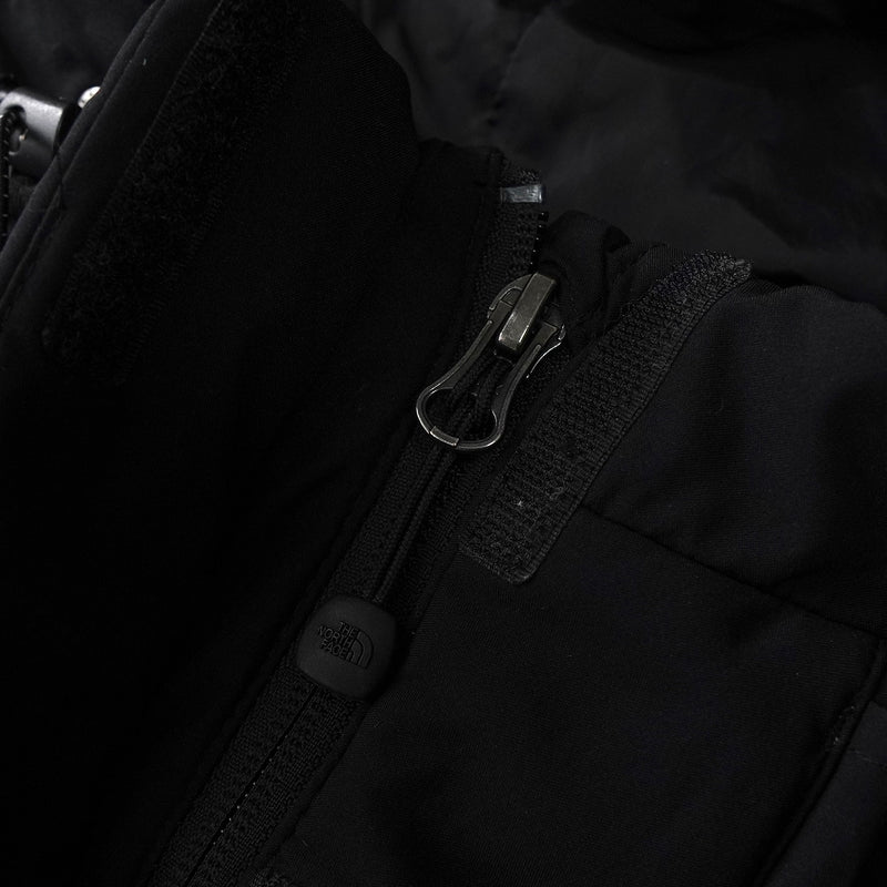 ザ ノースフェイス ドライベント ロゴ ロング丈 ダウンジャケット ダウンコート ブラック