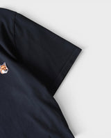 メゾン キツネ ダブルフォックスヘッド Tシャツ ブラック L メンズ