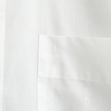 イヴサンローラン YSLロゴ 刺繍 長袖シャツ ホワイト