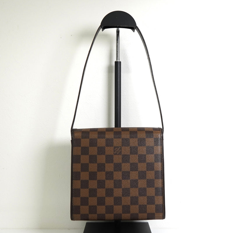 ルイ・ヴィトン ダミエ トライベッカ・ミニ レザー ハンドバッグ ワンショルダーバッグ ブラウン N51162