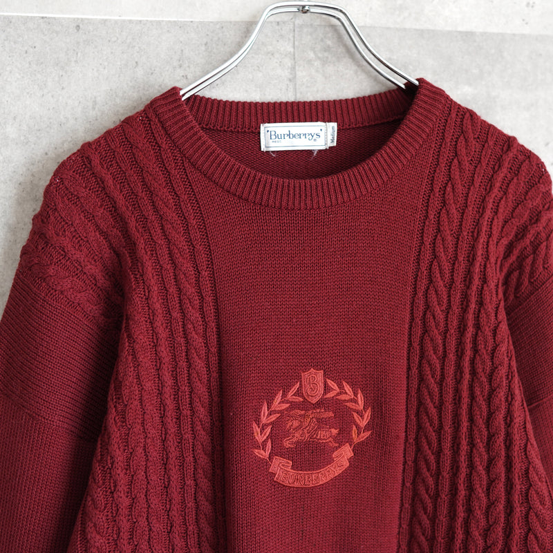 80's〜90's｜Logo Embroidered Sweater