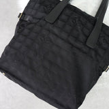 シャネル 9番台7桁 ニュートラベルライン GM トートバッグ ブラック - NEWSED