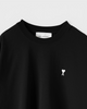 アミパリ アミ パリス ハートロゴ Tシャツ ブラック XL メンズ レディース