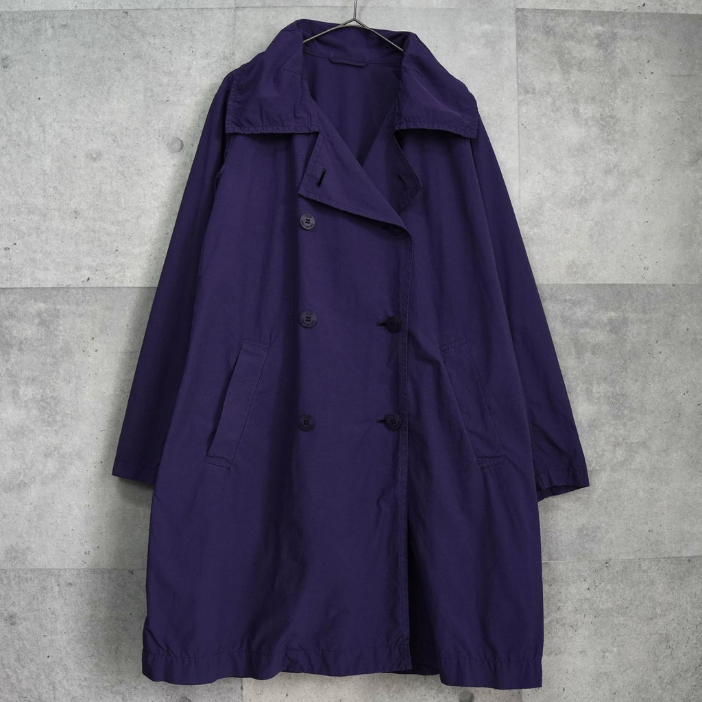 ミー イッセイミヤケ アーカイブ ナイロン トレンチコート レディース パープル