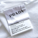 Prada 2021SS 徽标标签口袋短袖 Polo 衫 白色