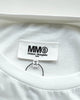 エムエムシックス メゾン マルジェラ フェイクレイヤード ホール Tシャツ ホワイト XS メンズ レディース